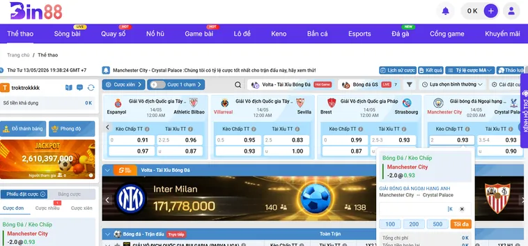 Cẩm Nang Soi Cầu Sảnh Thể Thao K-Sports Tại Bin88 Thống Trị Bảng Kèo