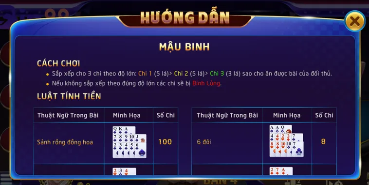Tuyệt Chiêu Xếp Bài Đè Bẹp Đối Thủ Sảnh Mậu Binh Tại Bin88 Khủng