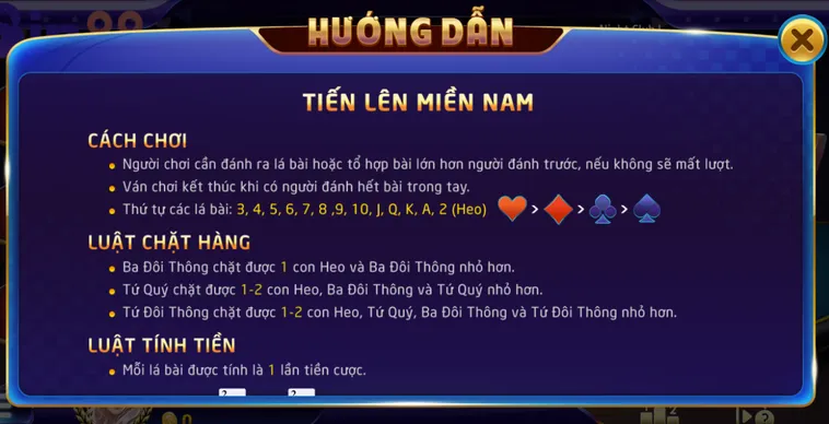 Tiến Lên Miền Nam Tại Bin88 Sát Phạt Rực Lửa Gom Tiền Thưởng Ngập Ví
